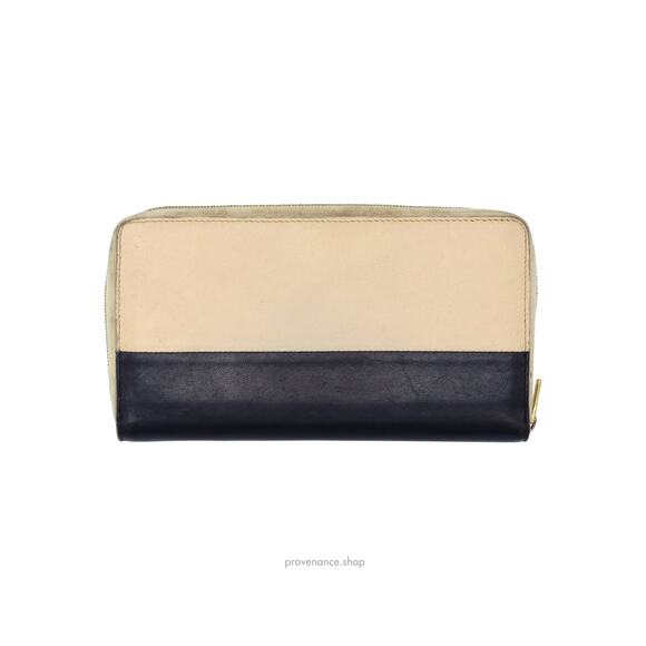 🔴 Celine Multifunction Zip Wallet - Beige/Navy - Picture 3 of 9